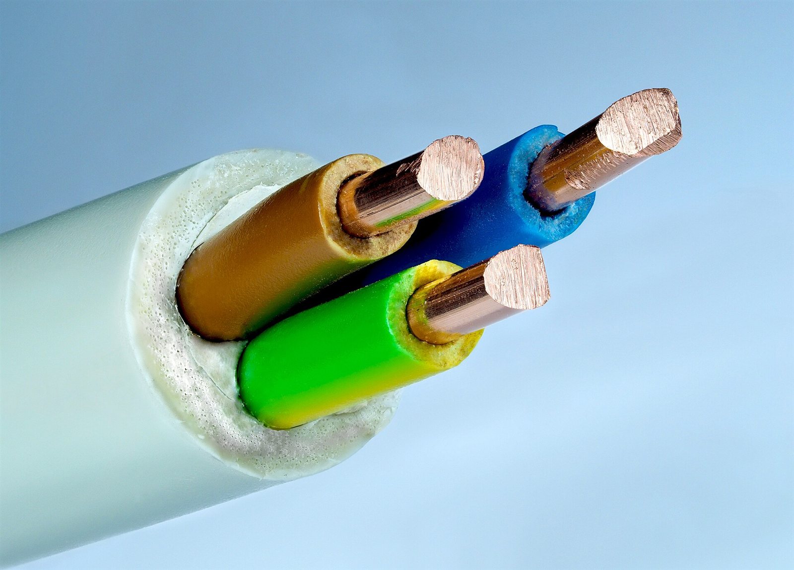 Copper electrical cable conductors