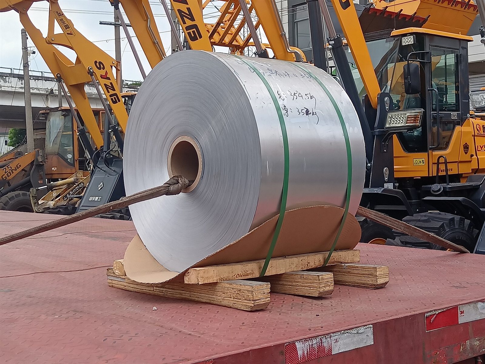 Coils of finished steel