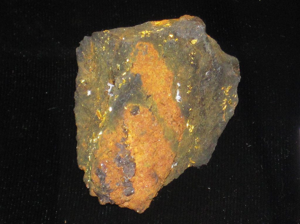 Iron-bearing ore, close up